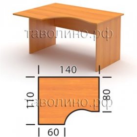 Стол СТ4-14 L/R (140*110*76 см)