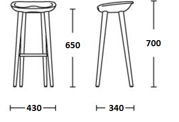   Craig Bassam Tractor Counter Stool