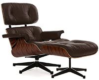 Lounge Chair & Ottoman коричневое /палисандр