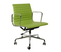 Ribbed Office Chair EA 117 салатовая кожа