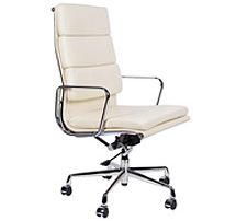 HB Soft Pad Executive Chair EA 219 кремовая кожа