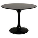 Saarinen Style Tulip Table черный D60 H45