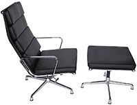 Soft Pad Lounge Chair & Ottoman EA222/EA223