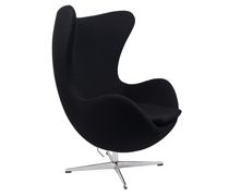 Style Egg Chair черная шерсть