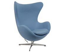 Style Egg Chair голубая шерсть