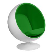 Style Ball Chair зеленая ткань